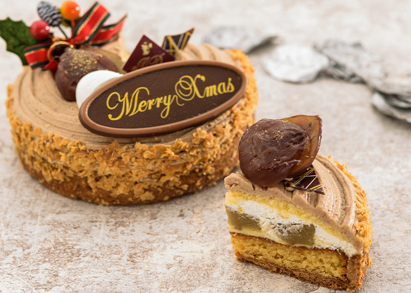店頭受取 マロンケーキ クリスマス ケーキ 店頭受取 クリスマスご予約 清川屋