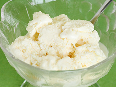 洋梨のアイスクリーム