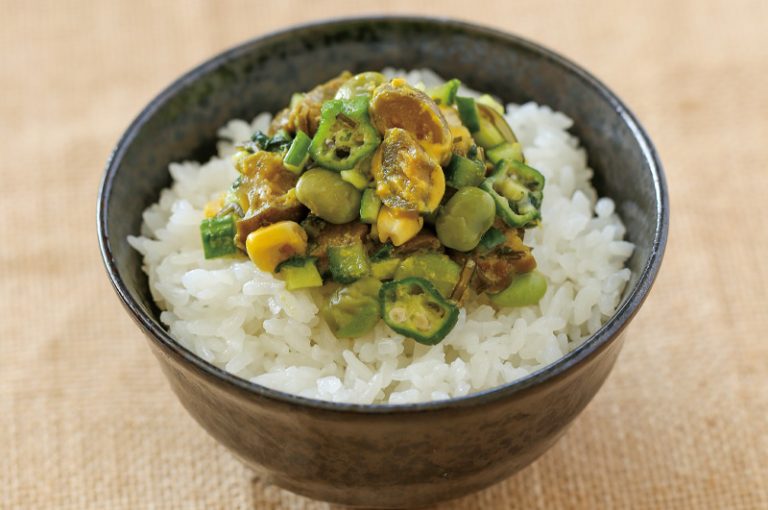 「だし」とからし漬のっけごはん